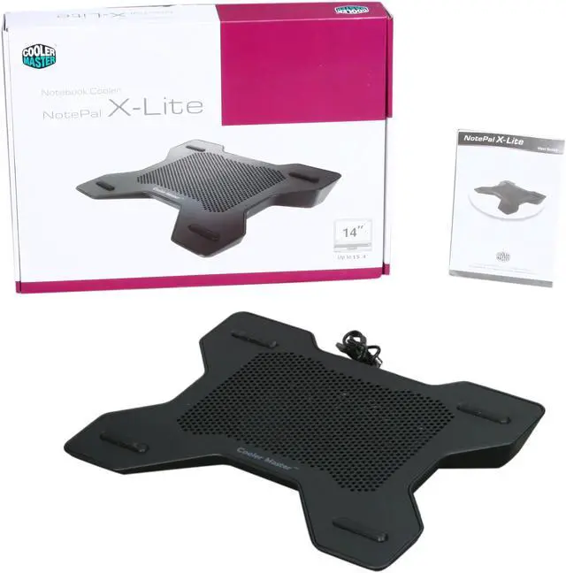 Alt view image 6 of 6 - Cooler Master NotePal X-Lite - Laptop Cooling Pad with 140 mm Fan