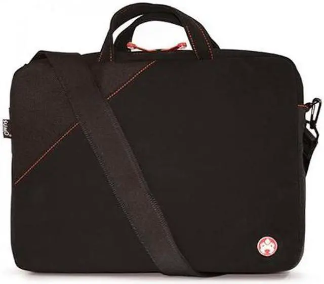 Main image of Sumo - Pant Pocket 14.1" Ultrabook or 15" MacBook Briefcase -  Black Suede