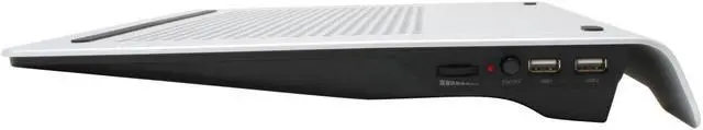 Alt view image 2 of 6 - ZALMAN Ultra Quiet Notebook Cooler ZM-NC1000 Silver