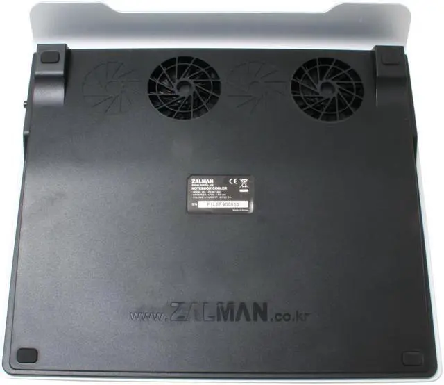 Alt view image 4 of 6 - ZALMAN Ultra Quiet Notebook Cooler ZM-NC1000 Silver