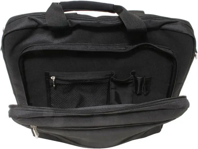 Alt view image 3 of 10 - SUMDEX Black Top Load Single Computer Brief Model PON-307BK