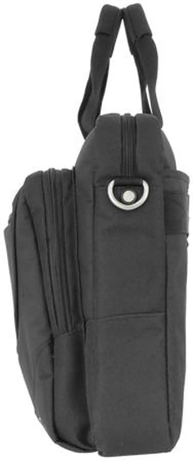 Alt view image 6 of 10 - SUMDEX Black Top Load Single Computer Brief Model PON-307BK