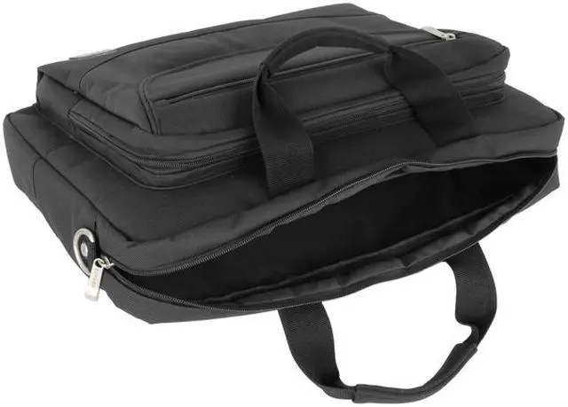 Alt view image 8 of 10 - SUMDEX Black Top Load Single Computer Brief Model PON-307BK