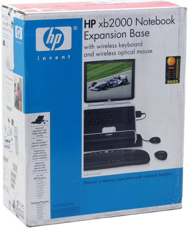 Alt view image 16 of 17 - HP PA399A#ABA xb2000 Notebook Expansion Base