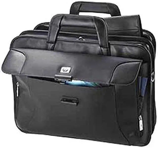 Alt view image 3 of 3 - HP Black 17" Executive Leather Case Model RR316UT
