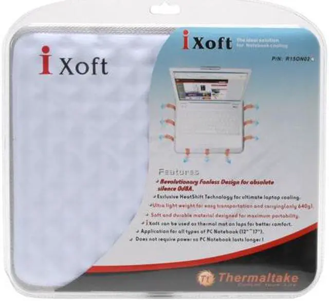 Alt view image 3 of 3 - Thermaltake Notebook Cooling Pad - White R15ONo2