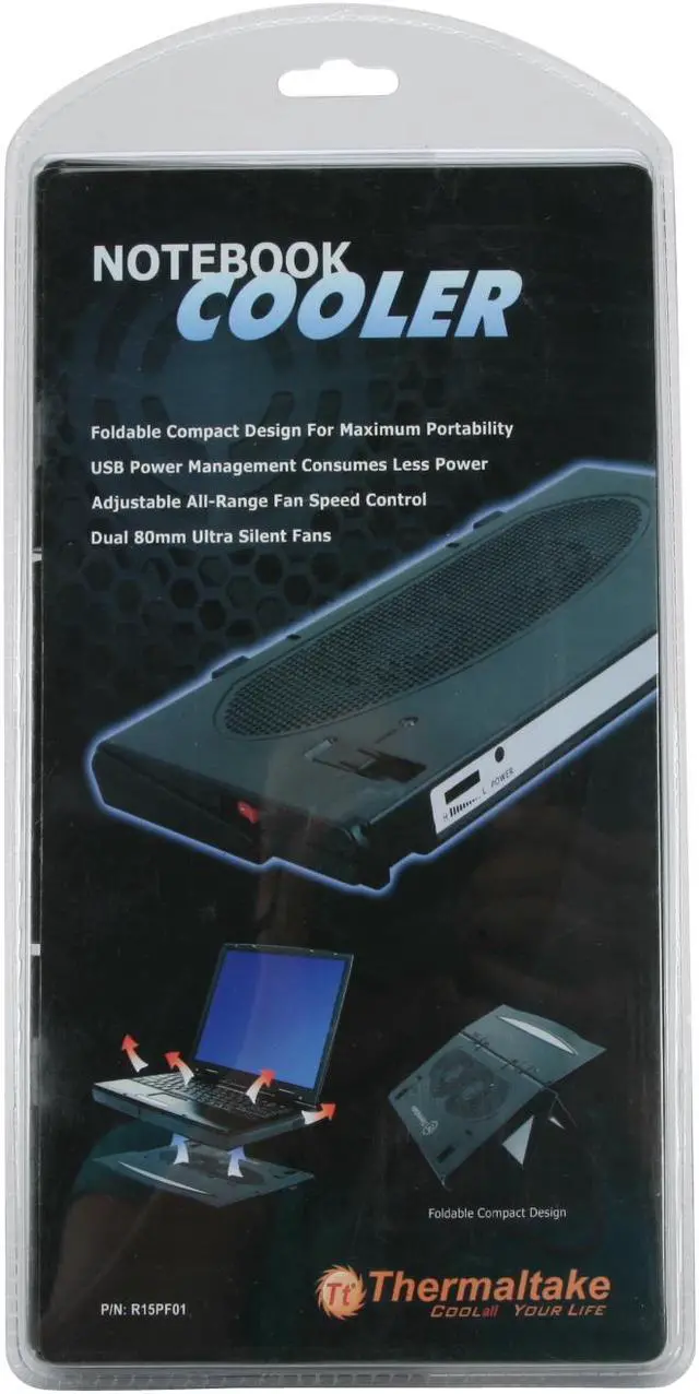 Alt view image 6 of 6 - Thermaltake Notebook cooler R15PF01