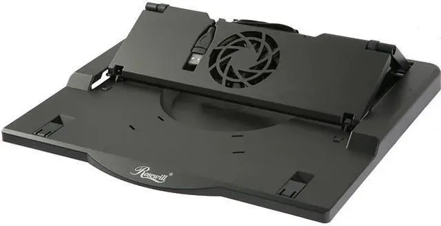 Alt view image 2 of 8 - Rosewill 12"-15.4" Notebook Cooler with 360-degree Swivel Base RNA-5000