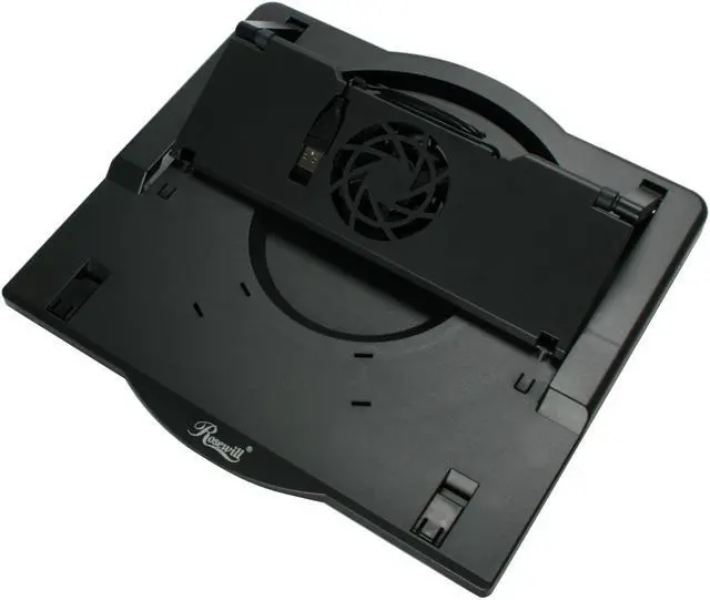 Alt view image 3 of 8 - Rosewill 12"-15.4" Notebook Cooler with 360-degree Swivel Base RNA-5000