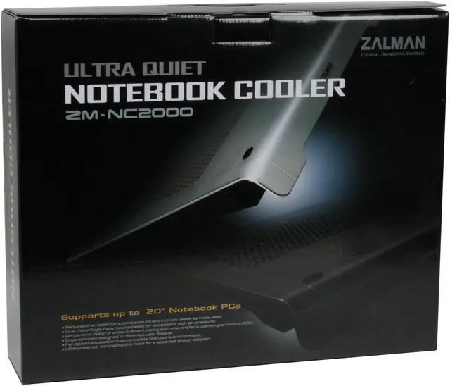 Alt view image 7 of 7 - ZALMAN Notebook Cooler ZM-NC2000 Black