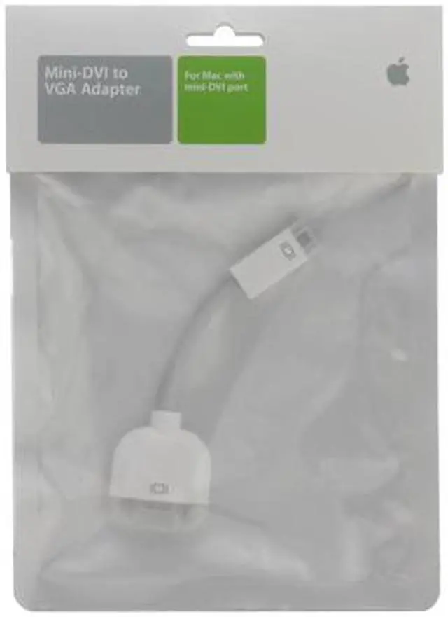 Alt view image 5 of 5 - Apple Mini-DVI to VGA Adapter Model M9320G/A