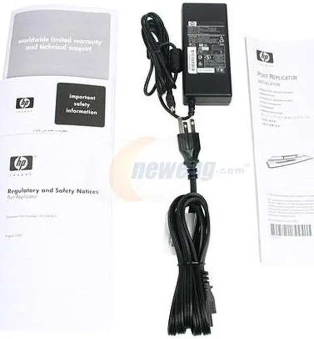 Alt view image 4 of 4 - HP DC367B#ABA 1.2 Basic Port Replicator with 90W AC adapter