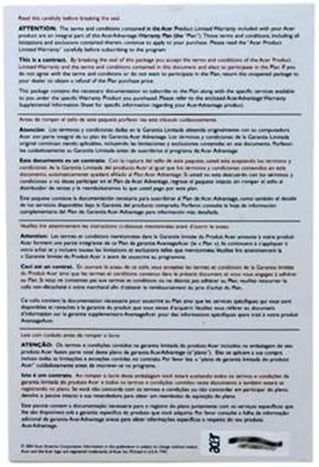 Alt view image 2 of 2 - Acer 146.AB820.EX2