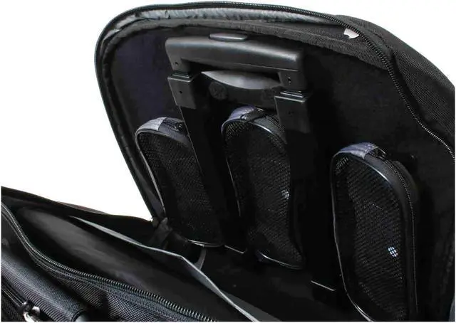 Alt view image 7 of 13 - Targus Black PORT 3.1 15" EasyRoller Laptop Case Model PR700