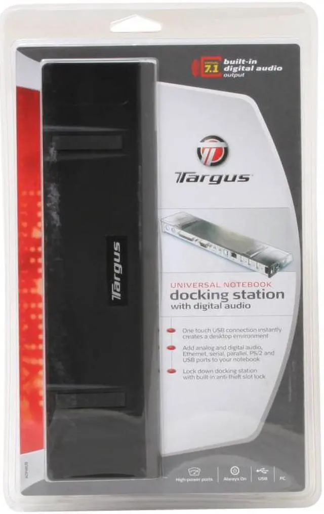 Alt view image 10 of 10 - Targus ACP45US Universal Docking Station w/ Digital Audio