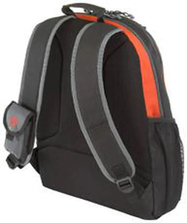 Alt view image 2 of 12 - Targus Black & Orange 15.4" Gerney Backpack Model TSB028US