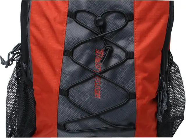 Alt view image 9 of 12 - Targus Black & Orange 15.4" Gerney Backpack Model TSB028US