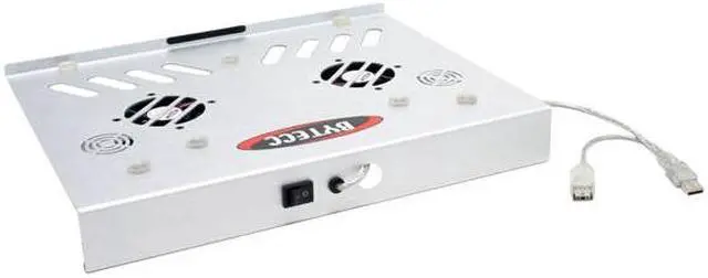Alt view image 2 of 4 - BYTECC Aluminum Notebook Cooler NC-500 (USB)