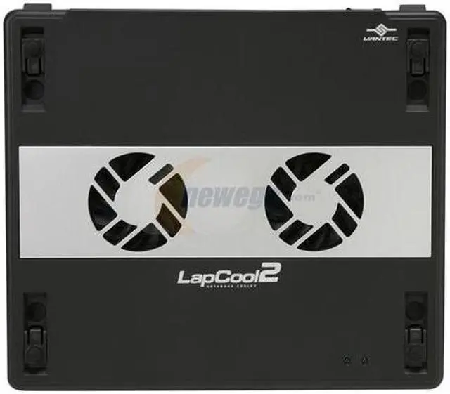 Alt view image 2 of 6 - VANTEC LapCool2 Notebook Cooler with 4 USB2.0 ports LPC-305