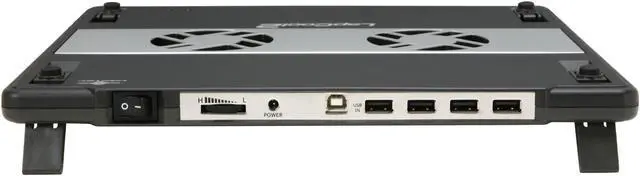 Alt view image 4 of 6 - VANTEC LapCool2 Notebook Cooler with 4 USB2.0 ports LPC-305