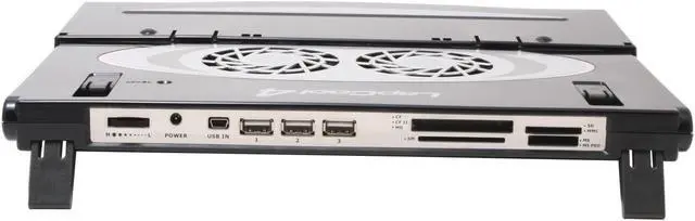 Alt view image 3 of 5 - VANTEC LapCool4 Notebook Cooler LPC-430