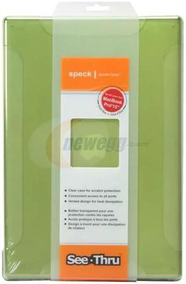 Alt view image 2 of 2 - Speck See Thru Green Hard Case For MacBook Pro 15" Model MB15-GRN-SEE