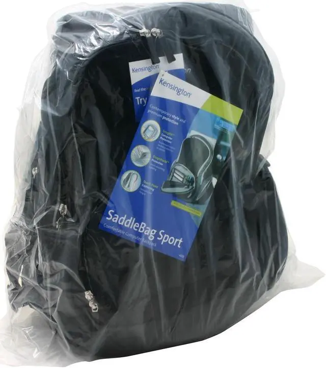 Alt view image 8 of 8 - Kensington 17" SaddleBag Sport Notebook Backpack Model 62232