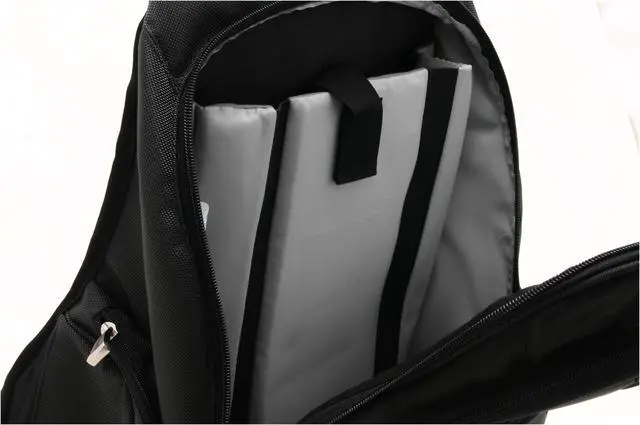 Alt view image 4 of 7 - Kensington Black Contour Backpack Model K62238