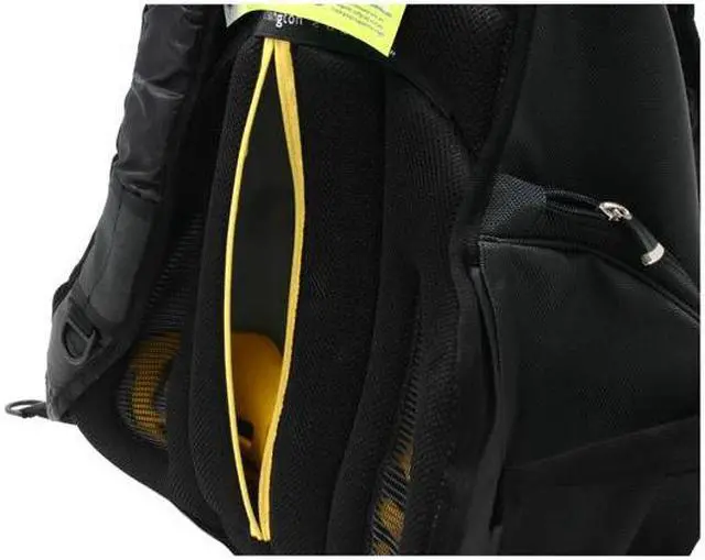 Alt view image 6 of 7 - Kensington Black Contour Backpack Model K62238