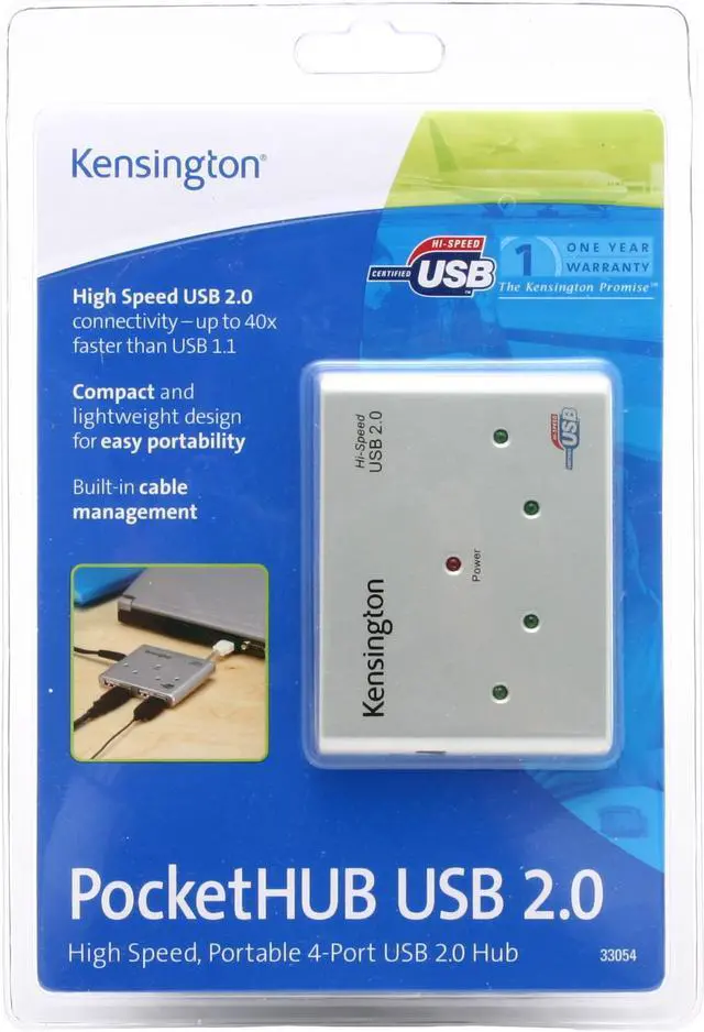 Main image of Kensington PocketHub USB 2.0 33054