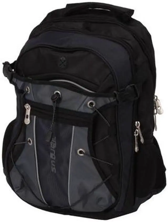 Alt view image 2 of 9 - Targus Black/Navy League Backpack for 15.4" Notebook Model TSB07501US