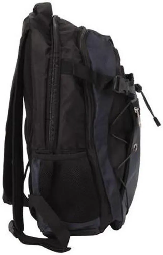 Alt view image 6 of 9 - Targus Black/Navy League Backpack for 15.4" Notebook Model TSB07501US
