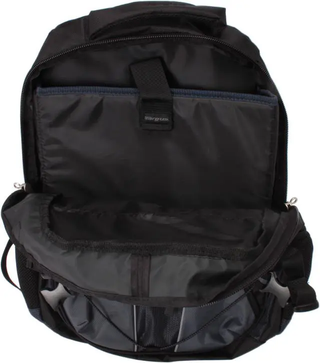Alt view image 9 of 9 - Targus Black/Navy League Backpack for 15.4" Notebook Model TSB07501US