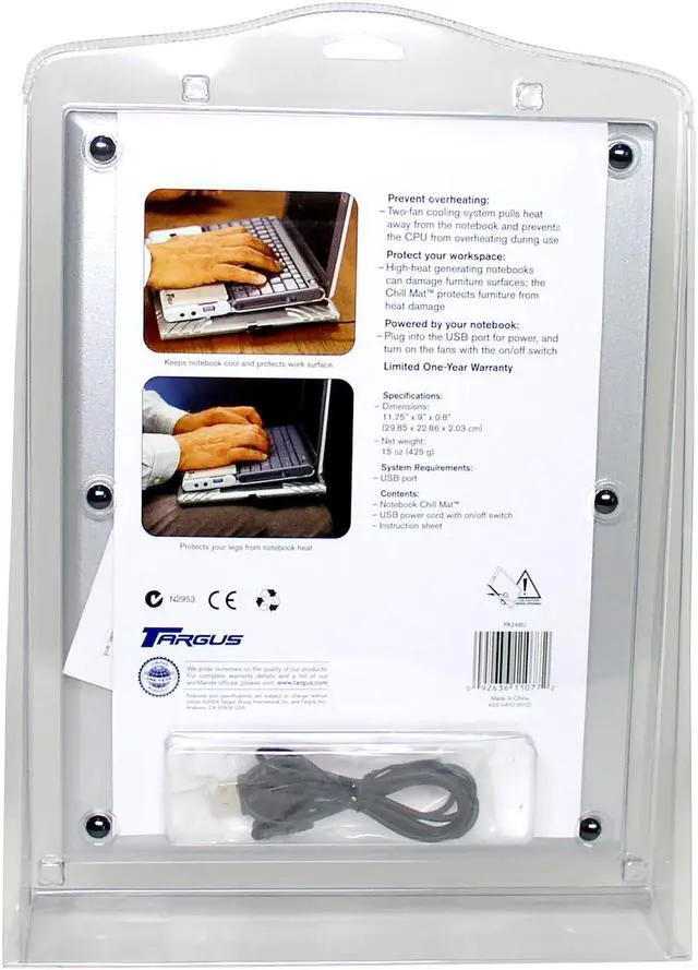 Alt view image 2 of 4 - Targus Notebook Chill Mat PA248U