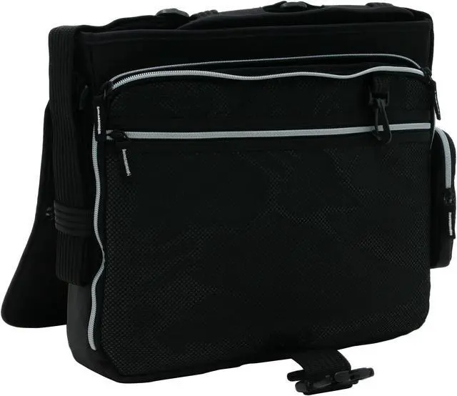 Alt view image 2 of 8 - Targus Black/Gray 15.4" Fusion Notebook Messenger Case Model TLF210