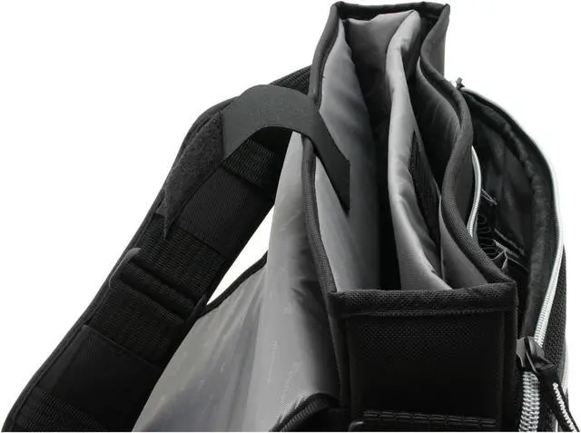 Alt view image 6 of 8 - Targus Black/Gray 15.4" Fusion Notebook Messenger Case Model TLF210