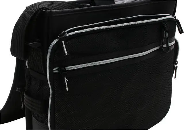 Alt view image 7 of 8 - Targus Black/Gray 15.4" Fusion Notebook Messenger Case Model TLF210