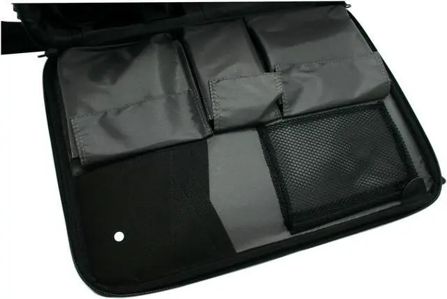 Alt view image 7 of 9 - Targus Black/Platinum 17" Platinum Deluxe Notebook Case Model CPT400