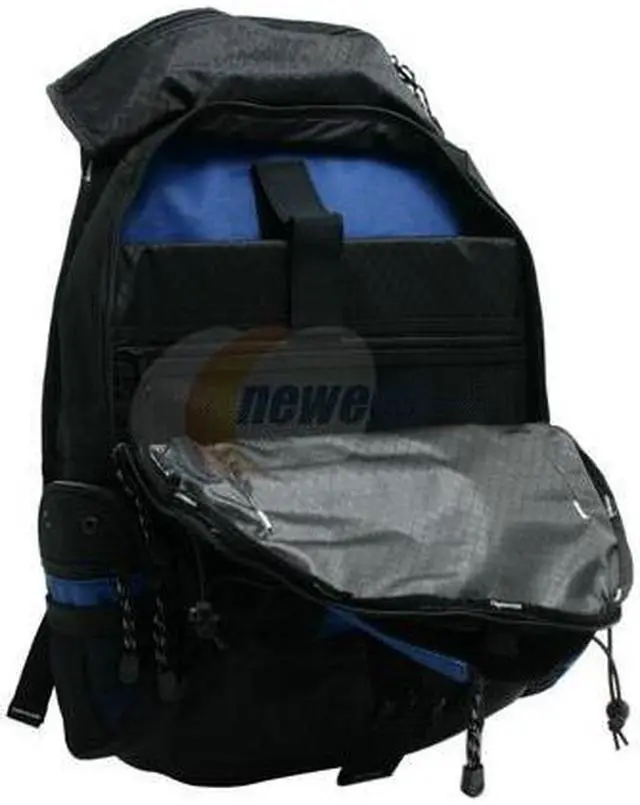 Alt view image 3 of 7 - Targus Blue/Black 16" Sport Deluxe Computer Backpack Model TSB315