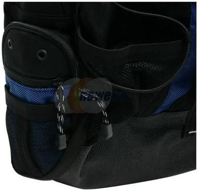 Alt view image 4 of 7 - Targus Blue/Black 16" Sport Deluxe Computer Backpack Model TSB315