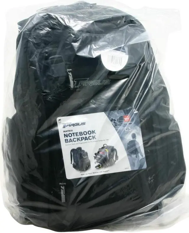Alt view image 12 of 12 - Targus Metallic Black 15.4" M1000 Laptop Backpack Model RG0322