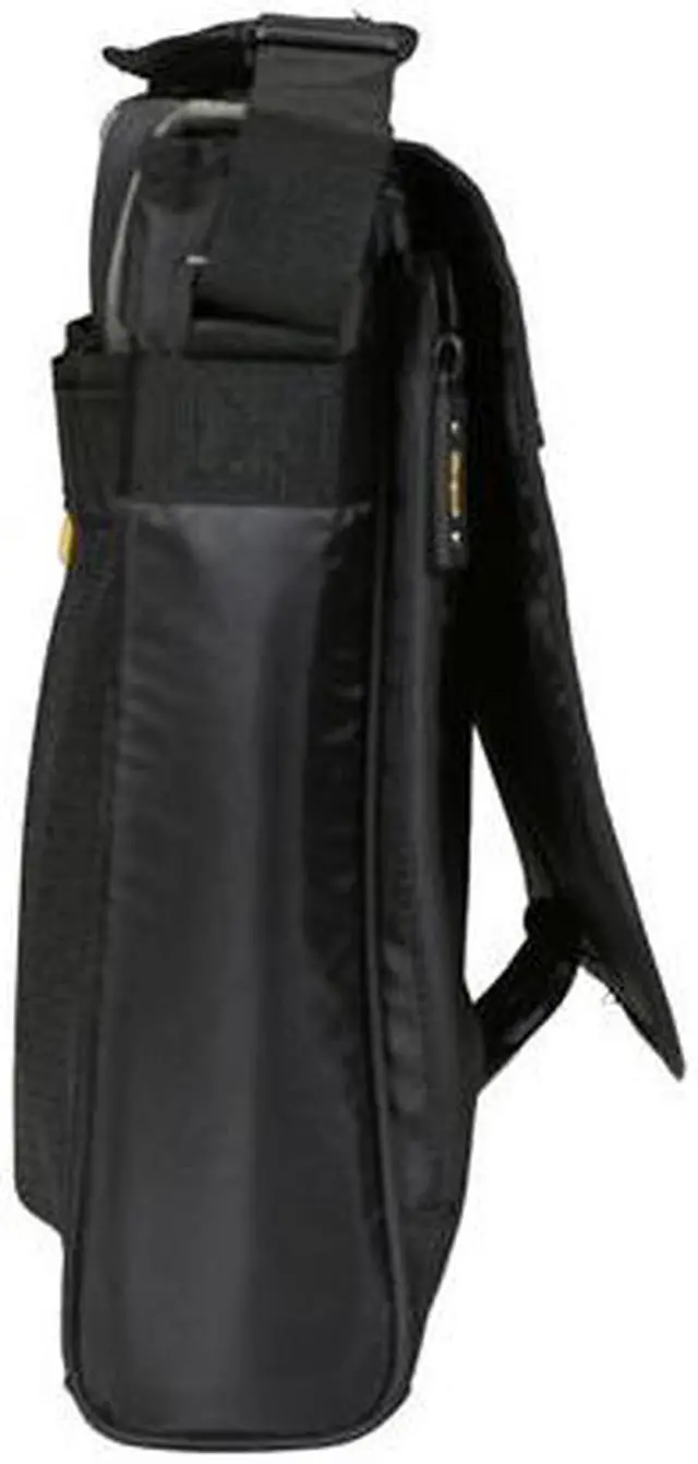 Alt view image 4 of 8 - Targus Black/Gray/Yellow 17" CityGear Miami Messenger Notebook Case Model TCG200