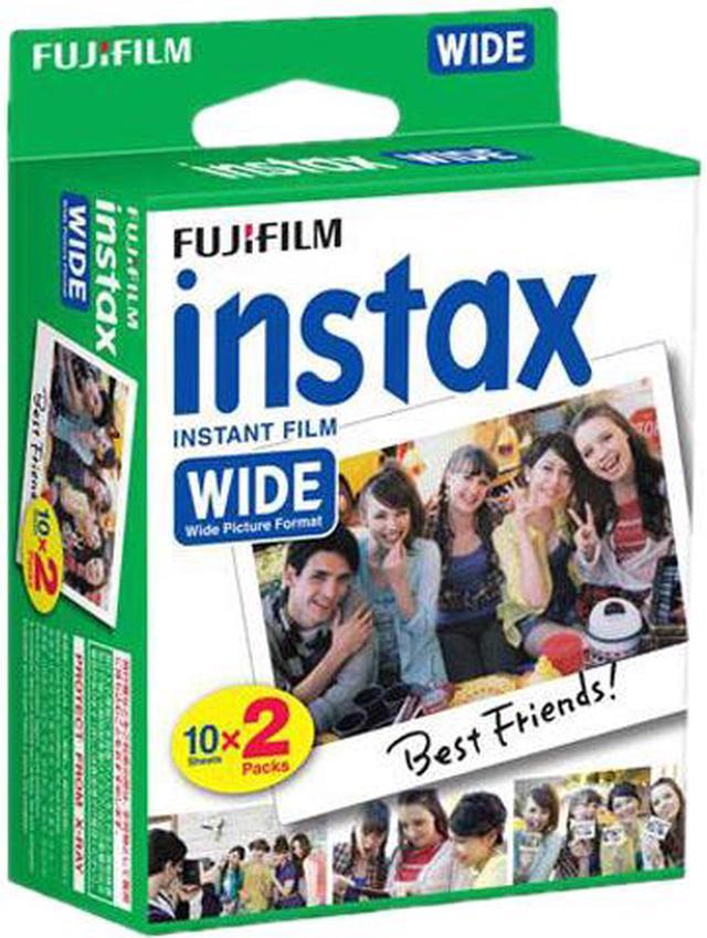 Fujifilm Instax Instant Wide Film Twin (20 Pictures) for 210 and