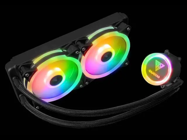 Alt view image 5 of 7 - GAMDIAS CHIONE M2-240R 240mm All-In-One CPU Liquid Cooler