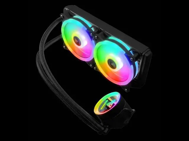 Alt view image 6 of 7 - GAMDIAS CHIONE M2-240R 240mm All-In-One CPU Liquid Cooler