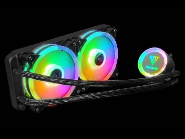 Alt view image 7 of 7 - GAMDIAS CHIONE M2-240R 240mm All-In-One CPU Liquid Cooler