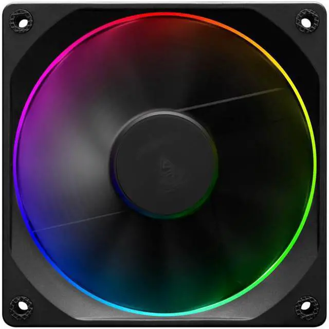Alt view image 3 of 7 - GAMDIAS AEOLUS M3-1204R 120 mm 55 Neon-Flex RGB LED Case Fan 4-Pack