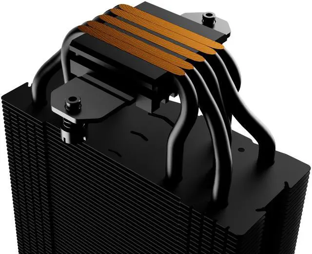 Alt view image 7 of 9 - Gamdias Boreas M2-51D ARGB CPU Air Cooler with Digital Display, 5 Copper Heat Pipes, 120mm Hydraulic Bearing PWM ARGB Fan, Support LGA 1700/1151/1150/1155/1156/1200/2011/2066/AM5/AM4