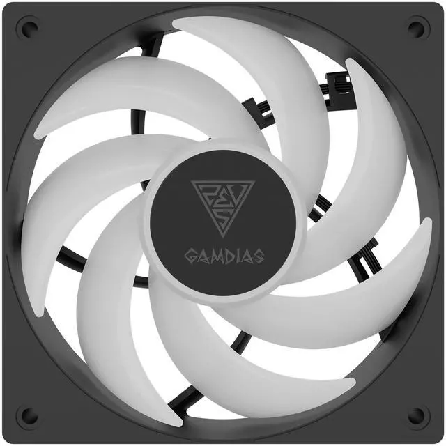 Alt view image 8 of 11 - GAMDIAS CHIONE P5-240 Liquid CPU Cooler, 240mm AIO w/Customizable 3.4'' IPS LCD, Rotatable Magnetic Pump, Hidden Cable Fan (Daisy-Chained), Support PWM & ARGB MB Sync, Intel LGA 1851, AMD AM5, Black