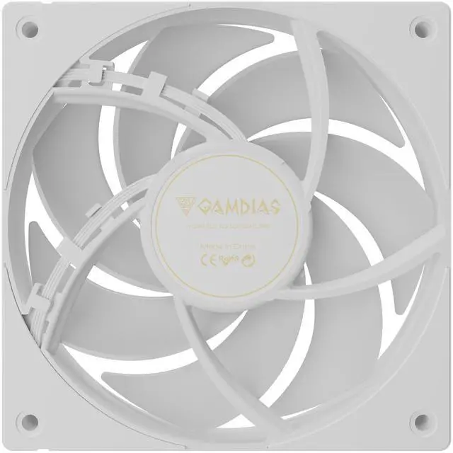 Alt view image 9 of 12 - GAMDIAS CHIONE P5-360 Liquid CPU Cooler, 360mm AIO w/Customizable 3.4" IPS LCD, Rotatable Magnetic Pump, Hidden Cable Fan (Daisy-Chained), Support PWM & ARGB MB Sync, Intel LGA 1851; AMD AM5, White